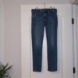 Ag Adriano Goldschmied Dark Blue Skinny Jeans